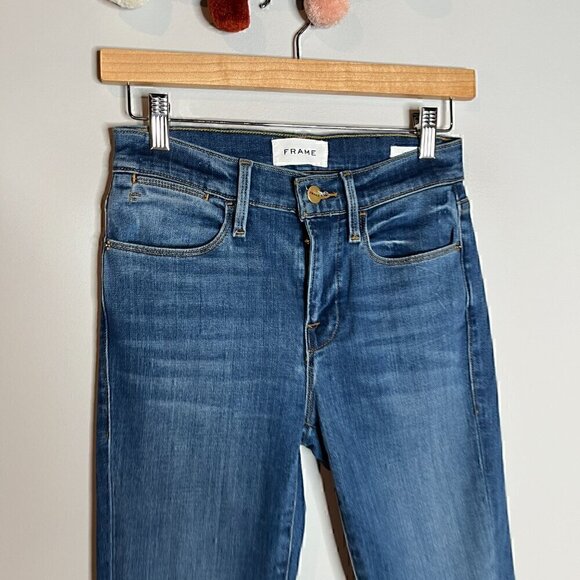 Frame Le High Skinny medium wash jeans - Picture 2 of 6